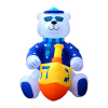 11 Foot Chanukah Bear With Dreidel Inflatable